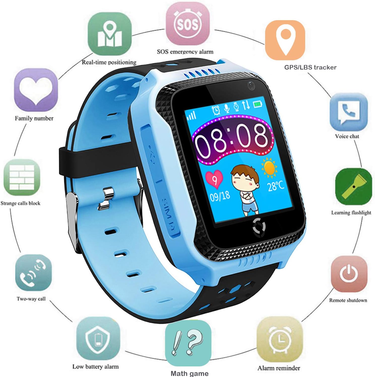 SMARTWATCH Q19 KIDS CHIP Y GPS ✅