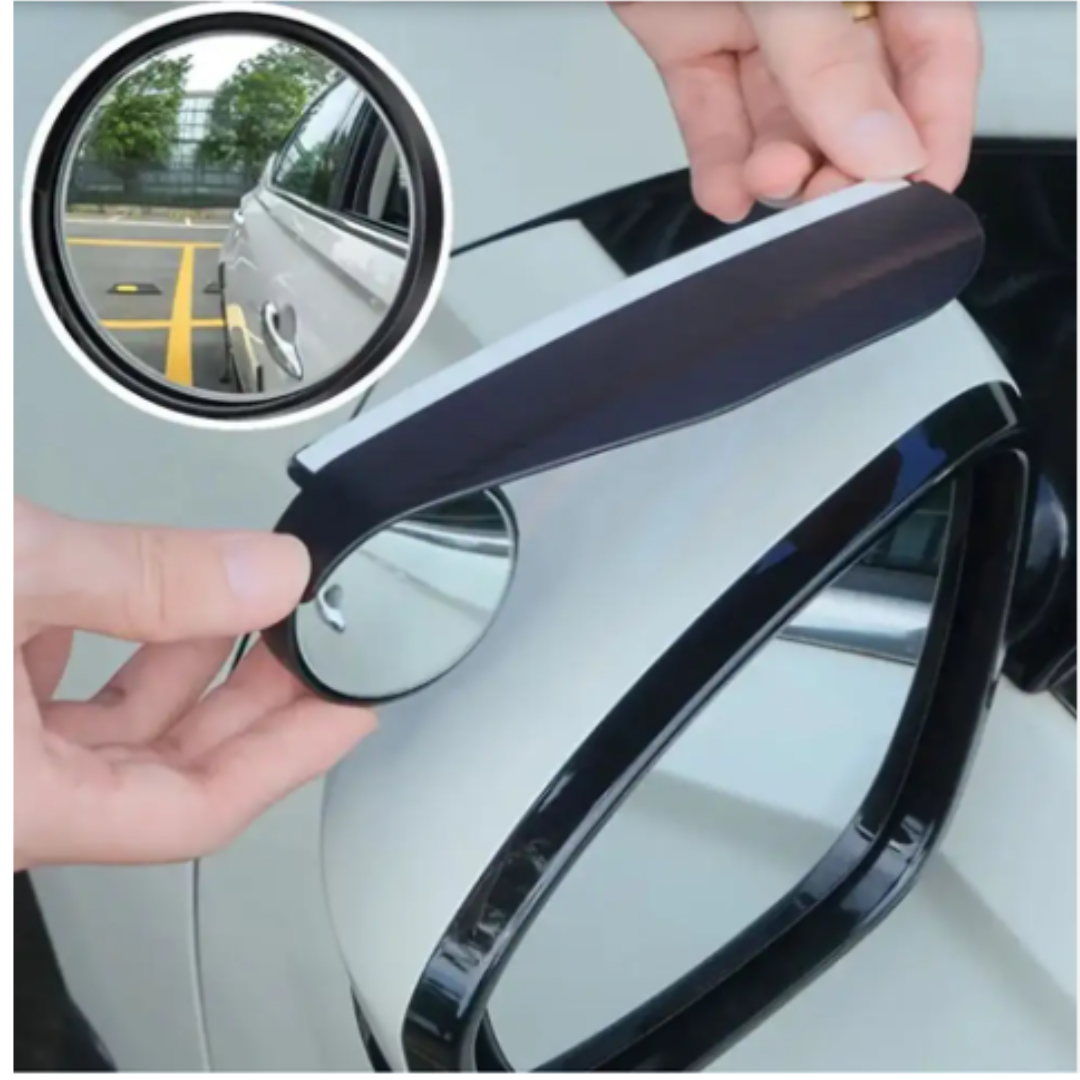 Mini Espejo Retrovisor Ajustable 360° con Anti Lluvia