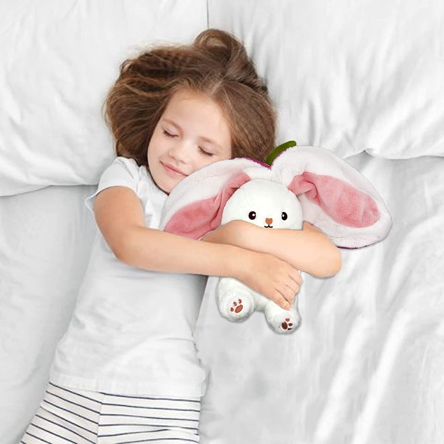 🐇Peluche de Conejo reversible ( Fresa- Zanahoria )🍓 🥕